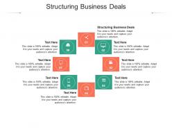Structuring business deals ppt powerpoint presentation gallery cpb