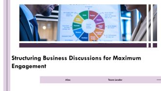 Structuring Business Discussions For Maximum Engagement PPT Summary AT