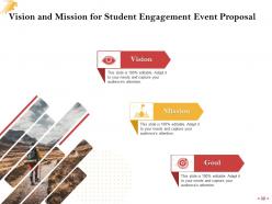Student engagement event proposal powerpoint presentation slides