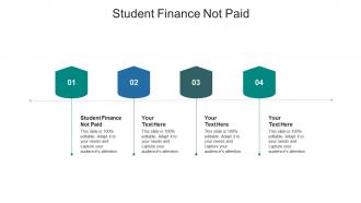 Student finance not paid ppt powerpoint presentation outline good cpb