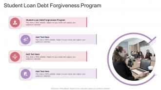 Student Loan Debt Forgiveness Program In Powerpoint And Google Slides Cpb