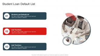 Student Loan Default List In Powerpoint And Google Slides Cpb