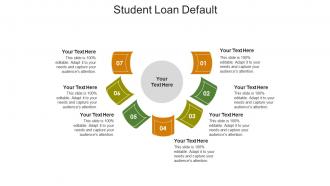 Student loan default ppt powerpoint presentation visual aids show cpb