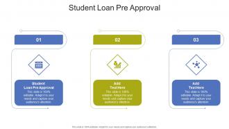 Student Loan Pre Approval In Powerpoint And Google Slides Cpb