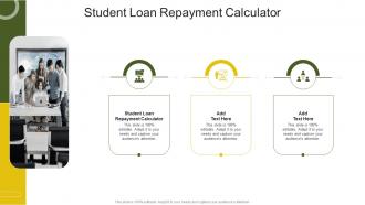 Student Loan Repayment Calculator In Powerpoint And Google Slides Cpb