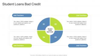Student Loans Bad Credit In Powerpoint And Google Slides Cpb