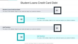 Student Loans Credit Card Debt In Powerpoint And Google Slides Cpb