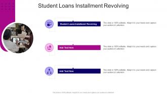 Student Loans Installment Revolving In Powerpoint And Google Slides Cpb