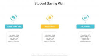 Student Saving Plan In Powerpoint And Google Slides Cpb