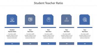 Student teacher ratio ppt powerpoint presentation template cpb