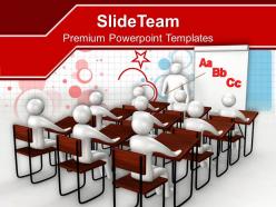 Students learning concept of education powerpoint templates ppt themes and graphics 0113
