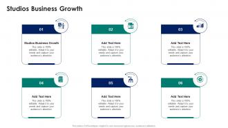 Studios Business Growth In Powerpoint And Google Slides Cpb