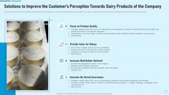 Study customer preference dairy products case competition solutions to improve the customers