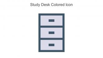 Study Desk Colored Icon In Powerpoint Pptx Png And Editable Eps Format