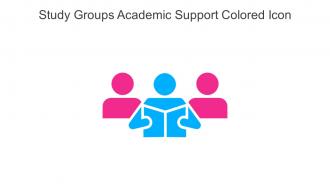 Study Groups Academic Support Colored Icon In Powerpoint Pptx Png And Editable Eps Format