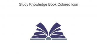 Study Knowledge Book Colored Icon In Powerpoint Pptx Png And Editable Eps Format