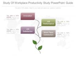 Study of workplace productivity study powerpoint guide