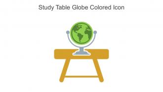 Study Table Globe Colored Icon In Powerpoint Pptx Png And Editable Eps Format