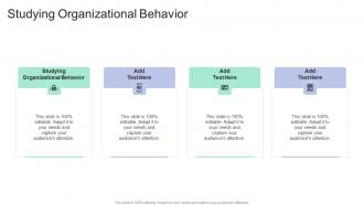 Studying Organizational Behavior In Powerpoint And Google Slides Cpb
