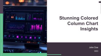 Stunning Colored Column Chart Insights PPT Structure AT