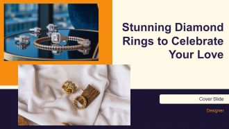 Stunning Diamond Rings To Celebrate Your Love PPT PowerPoint AT