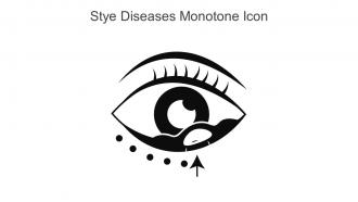 Stye Diseases Monotone Icon In Powerpoint Pptx Png And Editable Eps Format