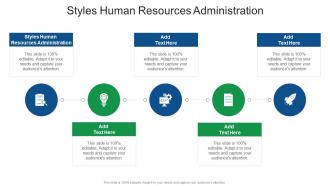 Styles Human Resources Administration In Powerpoint And Google Slides Cpb