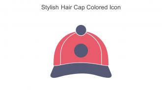 Stylish Hair Cap Colored Icon In Powerpoint Pptx Png And Editable Eps Format