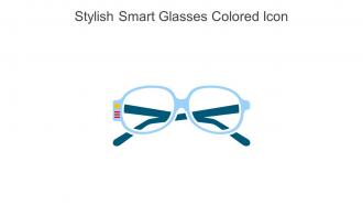 Stylish Smart Glasses Colored Icon In Powerpoint Pptx Png And Editable Eps Format