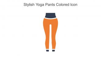 Stylish Yoga Pants Colored Icon In Powerpoint Pptx Png And Editable Eps Format