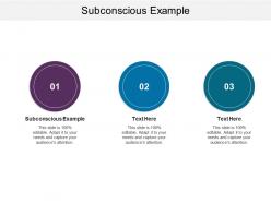 Subconscious example ppt powerpoint presentation layouts slide download cpb