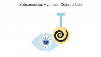 Subconscious Hypnosis Colored Icon In Powerpoint Pptx Png And Editable Eps Format