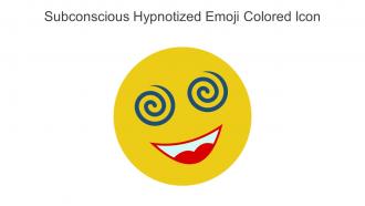 Subconscious Hypnotized Emoji Colored Icon In Powerpoint Pptx Png And Editable Eps Format
