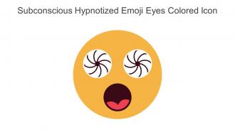 Subconscious Hypnotized Emoji Eyes Colored Icon In Powerpoint Pptx Png And Editable Eps Format