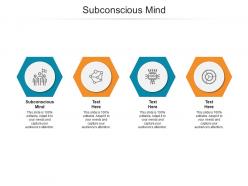 Subconscious mind ppt powerpoint presentation infographic template outfit cpb