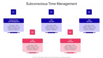 Subconscious Time Management In Powerpoint And Google Slides Cpb