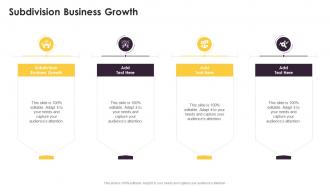 Subdivision Business Growth In Powerpoint And Google Slides Cpb