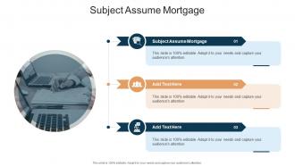 Subject Assume Mortgage In Powerpoint And Google Slides Cpb