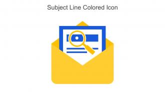 Subject Line Colored Icon In Powerpoint Pptx Png And Editable Eps Format