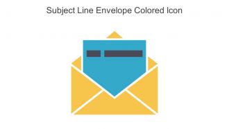 Subject Line Envelope Colored Icon In Powerpoint Pptx Png And Editable Eps Format
