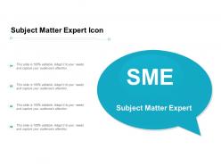 Subject matter expert icon