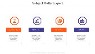 Subject Matter Expert In Powerpoint And Google Slides Cpb