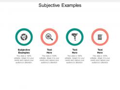 Subjective examples ppt powerpoint presentation summary sample cpb