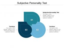 Subjective personality test ppt powerpoint presentation show portfolio cpb