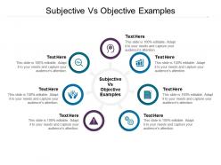 Subjective vs objective examples ppt powerpoint presentation icon clipart images cpb