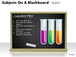 Subjects on a blackboard style 1 ppt 7