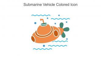 Submarine Vehicle Colored Icon In Powerpoint Pptx Png And Editable Eps Format
