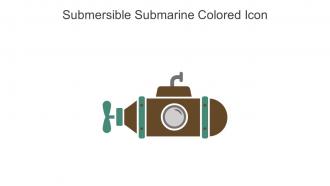Submersible Submarine Colored Icon In Powerpoint Pptx Png And Editable Eps Format