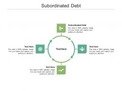 Subordinated debt ppt powerpoint presentation show demonstration cpb