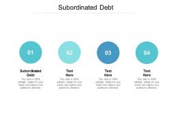 Subordinated debt ppt powerpoint presentation slides show cpb